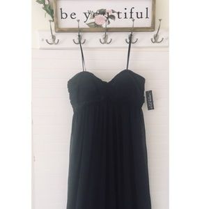 London Style Nights beaded black long formal. BOGO